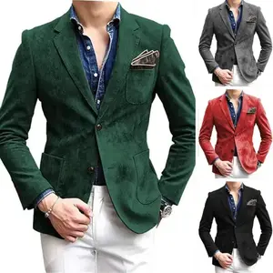 Casual men's suit plus size jacket formal loose ball slim fit tailcoat fashionable slim fit casual business men's suit couple ball slim fit single breasted outfit