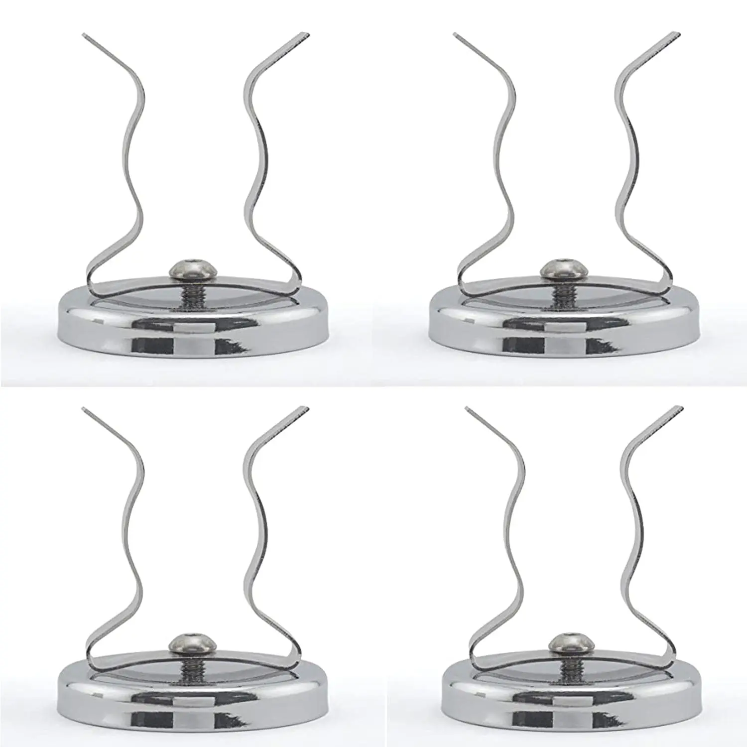 Keyfit Tools Adjustable Magnetic Or Wall Mount (4 pack) Broom Holder For Rake Shovel Tool Mop Garage Storage Hook Clip