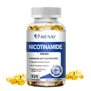 Niacinamide Resveratrol Capsules - 500mg Vitamin B3 Capsules Niacinamide Niacin Natural Anti-Flush Vitamin Formula - Supports Skin Cell Health 120 Capsules