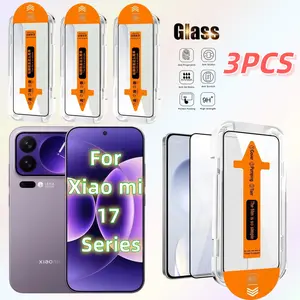 3-Pack Xiaomi Screen Protector Film, Ultra-Clear Tempered Glass Guard for Xiaomi Phones, Easy Install & Scratch-Resistant Design