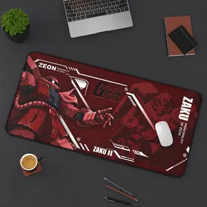 [SALE UP TO 45%] Gundam Zaku Desk Mat, Gaming Pad, Computer Mat, Anime, TUF Gaming
