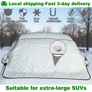 Car Stuff Car Windshield Snow & Sun Shade Waterproof Protector | Front Windscreen Cover | Summer & Winter Dual-Use Sun & Snow Shield
