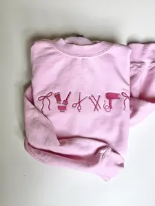 Hairstylist Icon crewneck| Hairstylist, hairdresser, hair artist icons sweatshirt | Embroidered Sweatshirt | gifts for hairstylists