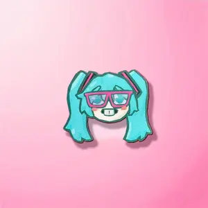 Hatsune Miku Nerd Enamel Pin