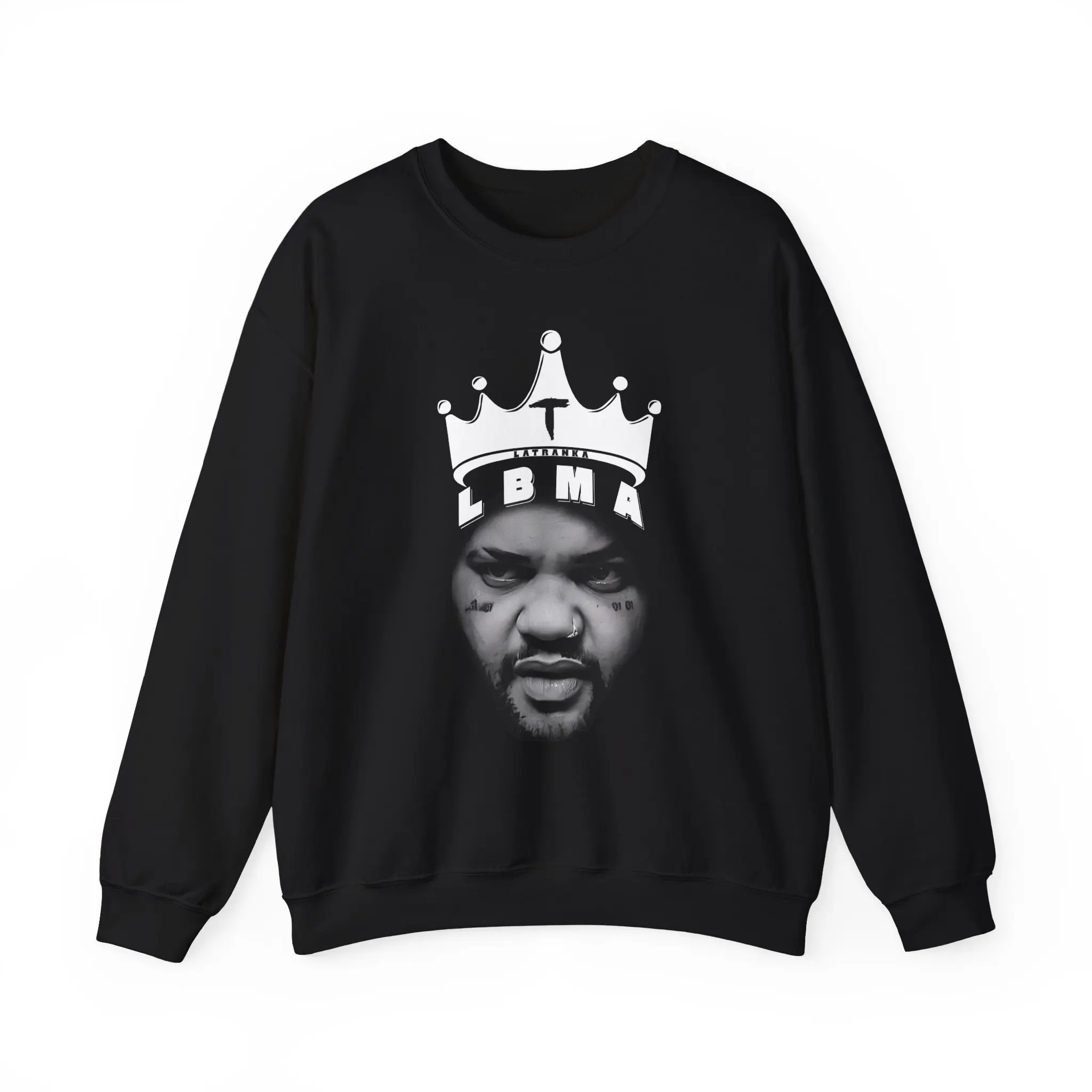 Unisex Heavy Blend™ Crewneck Sweatshirt, TAIGUER, LA TRANKA, LBMA Classic Collar Cotton Fabric Menswear Comfy Decoration Embroidery Hoodie Polyester Ribbed Sport Sweaters Tops Underwear Pullover Knit