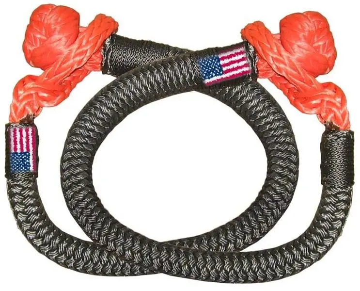 BILLET4X4 U.S. Made Safe-T-Line MEGA-Duty Soft Shackles 7/16 INCH - 56,000 lbs MBS (Pair) (4X4 Vehicle Recovery)