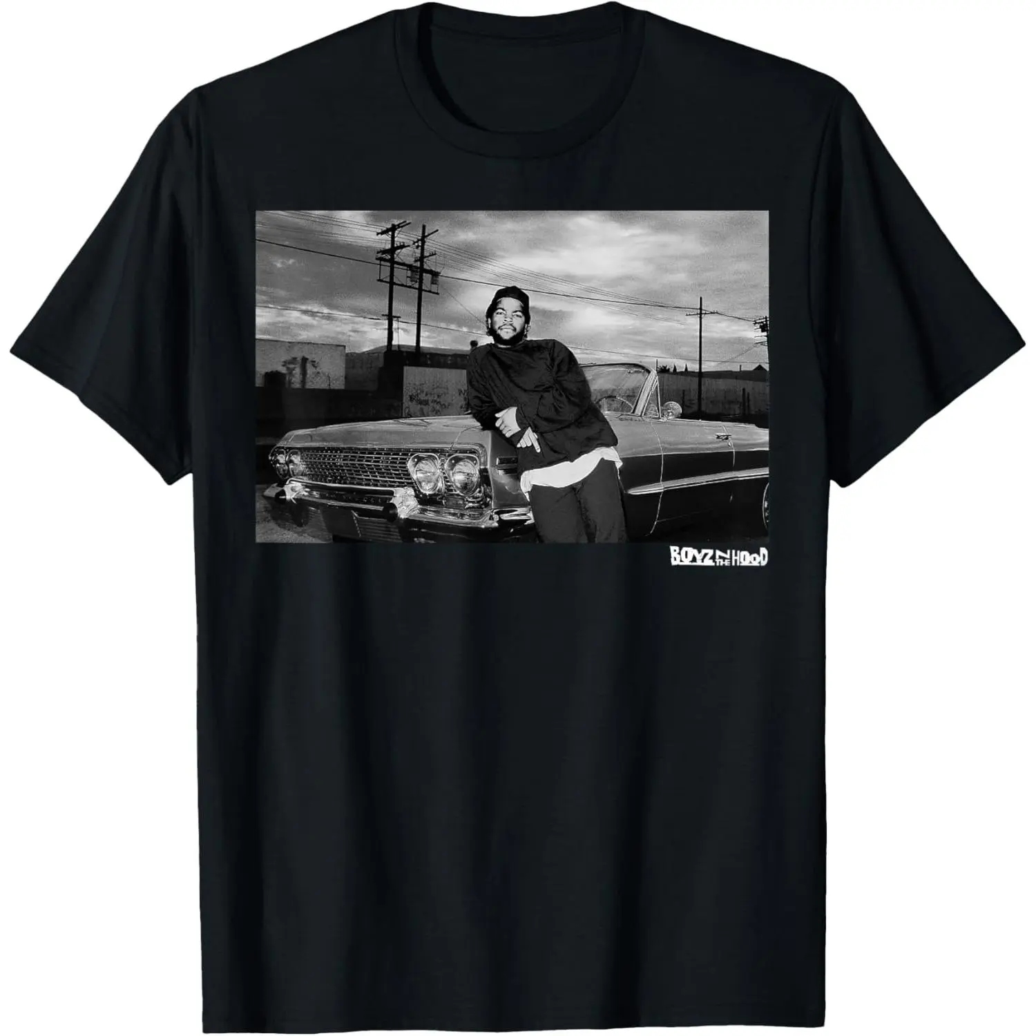Men's 100% Cotton T-Shirt, Boyz N The Hood Doughboy Graphic, Shortsleeve Streetwear Novelty Birthday Gift, Graduation, Thermal, Soft, Tshirt