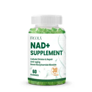 Froola NAD+ Advanced - 300mg NAD+ Gummies for Skin Aging, Energy & Focus - 60 Vegan Plant-Based Gummies - Non-GMO Gluten-Free Gelatin-Free - 30 Day Supply