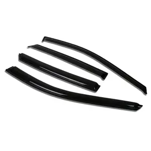 Smoked Tape-On Side Window Visor Rain Guards Shield Shades Compatible with 2014-2017 Impala