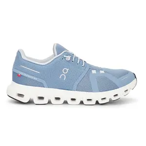 On Running Cloud 6 Chambray White 3WF10061508 Women's Fashion Sneaker New