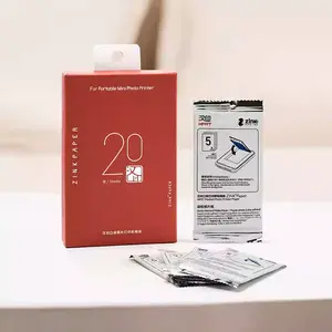 Z1/Z2 Photo Paper Refills – 2×3” Instant Photo Paper with Sticky Back for Instant Cameras, 20 Sheets