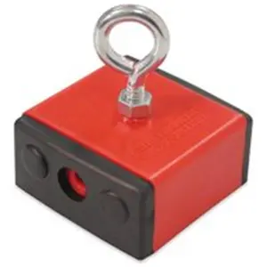 212 MAIN Heavy-Duty Shielded Hardware Tool Retrieval Magnet - 100lb Strong Magnetic, Compact, 7503 Model with Protective Shield for Cycling & Outdoor Recreation