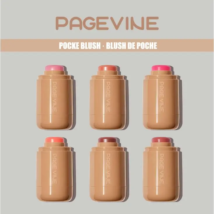 Cream Blush Multi-Stick & Lip Tint, Waterproof 8-Hour Wear Makeup with Smooth Texture for All Skin Types, Highly Pigmented Shade 02 Juice Box, Beauty Products