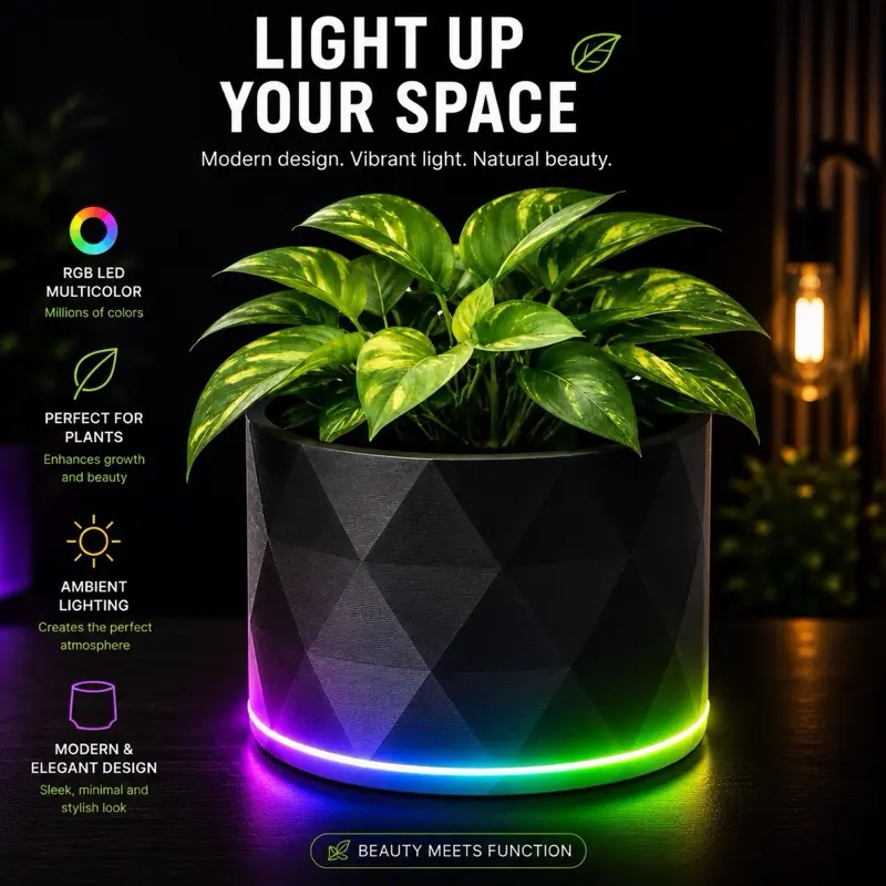 GlowPot – LED Ambient Planter