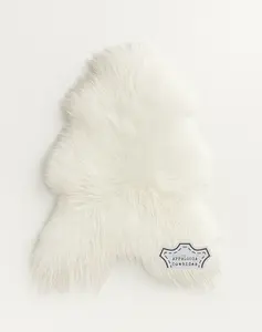 Icelandic Natural White Sheepskin Single
