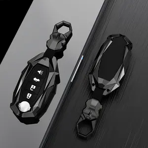 4 Buttons Key Fob Cover Fit for Nissan for 2014-2023 Altima Sentra Kicks Armada Murano Rogue Pathfinder Versa Titan