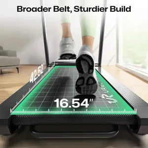 UREVO Walking Pad Treadmill with Adjustable Desk, Foldable Treadmill with Incline, Folding Treadmill Desk, Walking Pad with Handle Bar, UREVO SmartCoach App, Remote Control, 265 Lbs Capacity