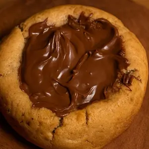 Café con Leche Cookies - 1 pack cookie you selected the size Nutella Filling Fresh Baked Dessert Treats Homemade