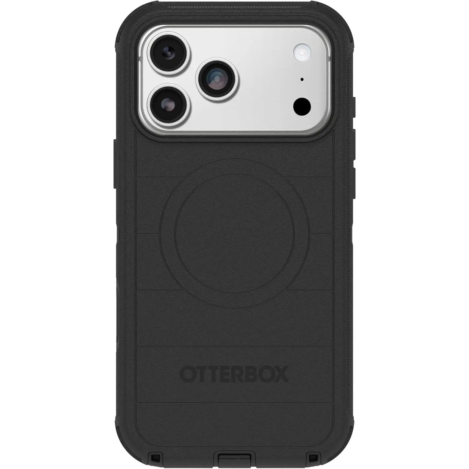 OtterBox iPhone 17 Pro Max Defender Pro Series Smartphone Case - Black, Tough, Rugged Cellphone Shell with Snaps-on MagSafe, Handheld Protection & Secure Button Coverage
