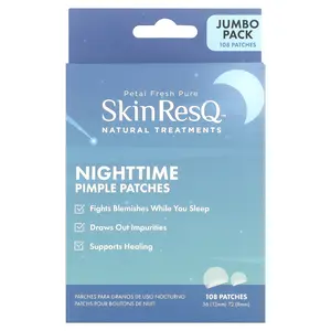 Petal Fresh SkinResQ™ Natural Treatments, Nighttime Pimple Patches, 108 Patches