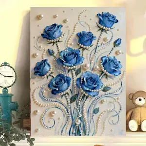 Bestselling DIY Pearl Painting Kit - No Painting Required, Zero Threshold, Stress-Relief Handcraft for Parent-Child Activities, Ideal as Home Decor or Gift