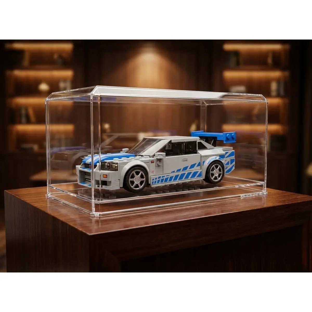 Display Case for Speed Champions (8 stud wide)
