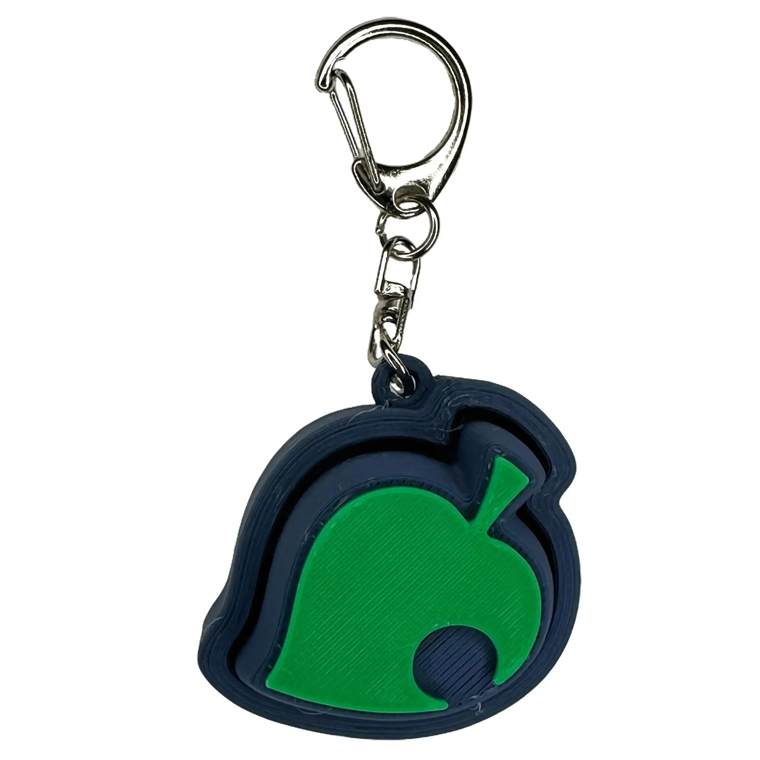 Animal Crossing Leaf Fidget Clicker: keychain accessory, stress relief, cute must have Animal Crossing Leaf Fidget Clicker: keychain accessory, stress relief, cute must have