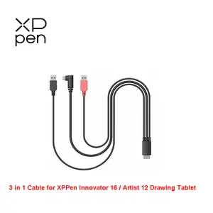 XPPen 3 in 1 Cable for Artist Series (Gen 2) and Innovator 16 Drawing Tablet