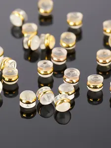 20PCS Silicone Earring Backs – Soft Hypoallergenic Clear Locking Backs for Studs & Dangle Earrings, Secure Support for Heavy Earrings, DIY Jewelry Accessories