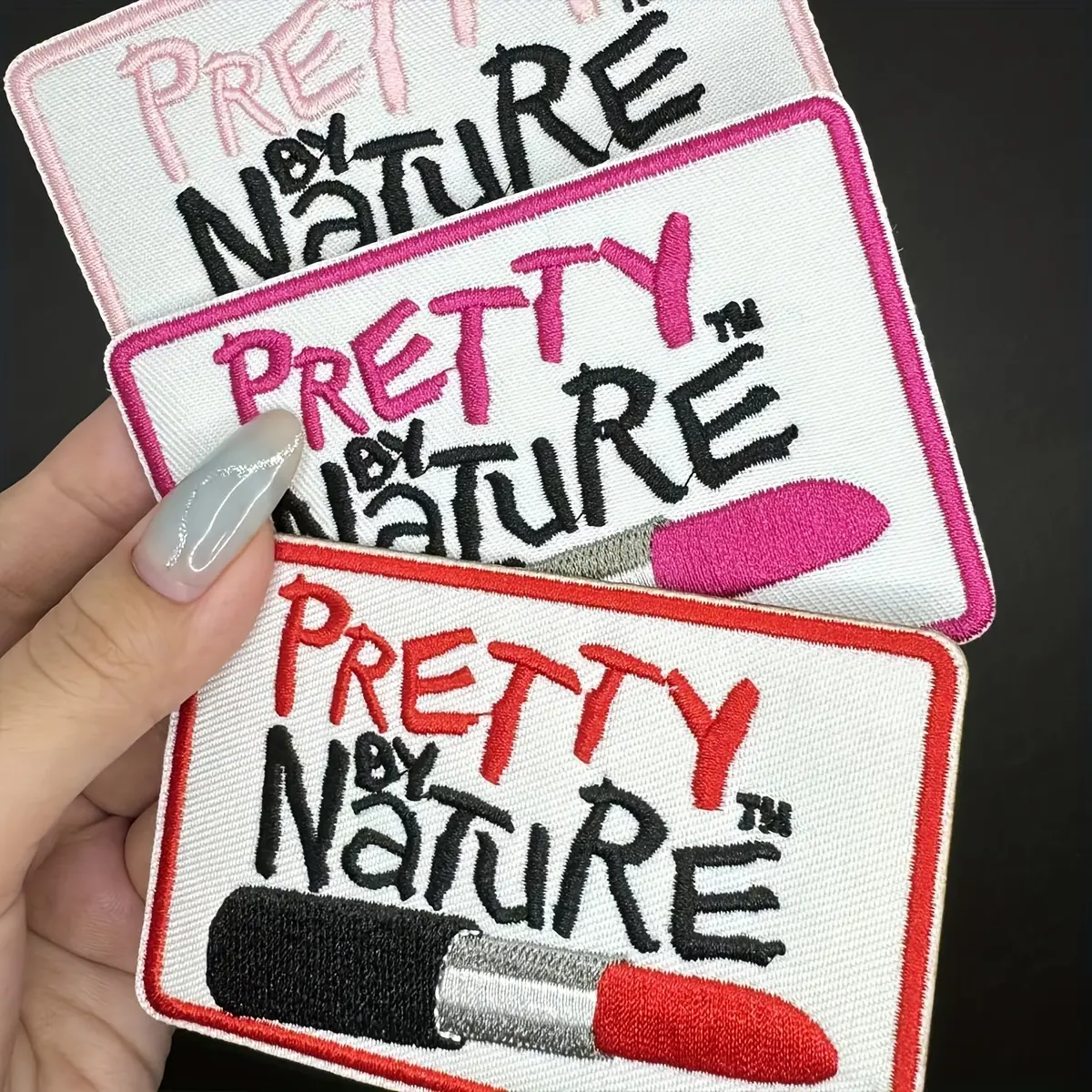 3pcs Patch Set Adhesive Geometric Embroidery Design Fabric Patches for Clothing Repair, Shoe Accessories, Hat Decorations, Box Patches