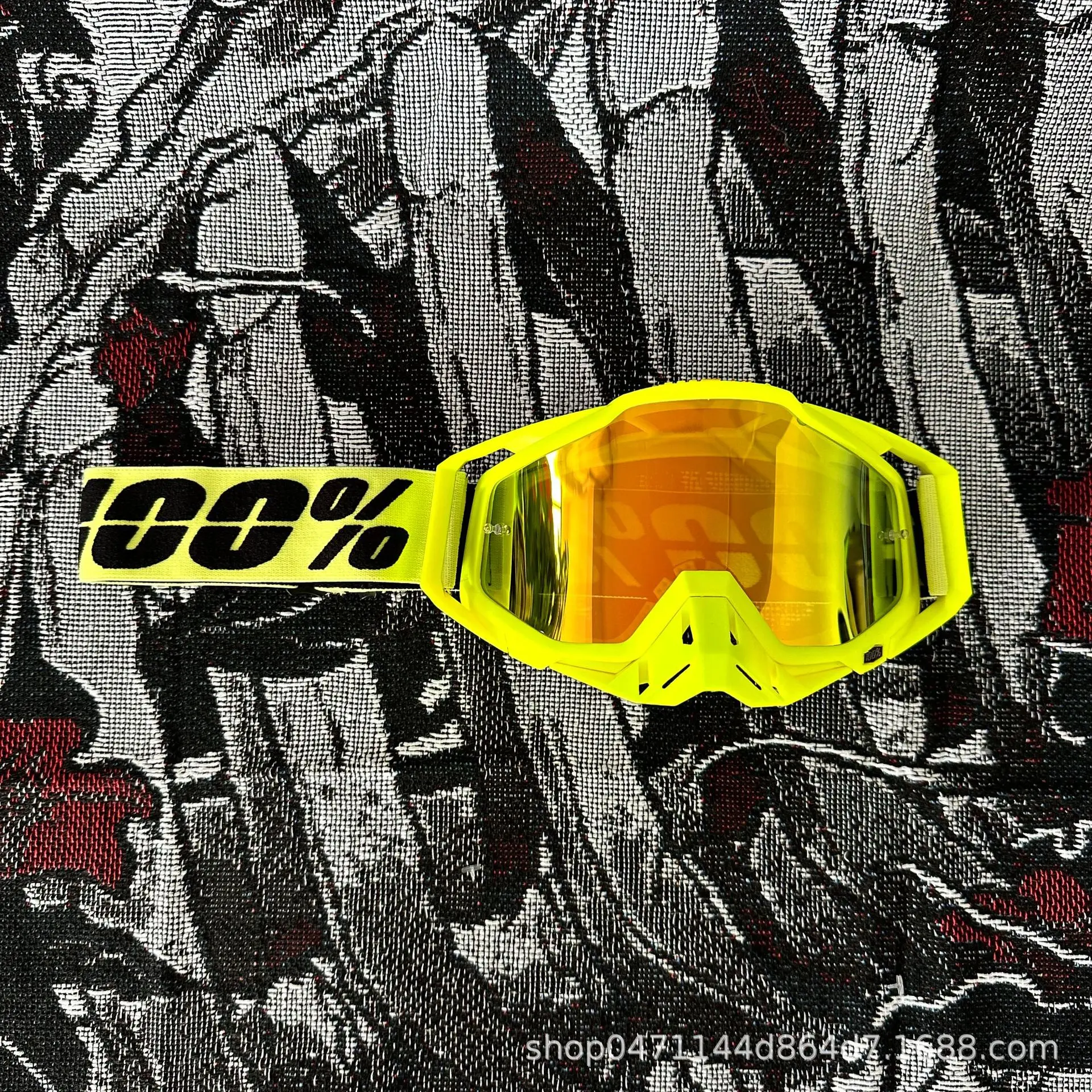 Off-Road Goggles Motorcycle Dirt Bike Goggles 100 Goggles Mountain Bike Windproof Sand Anti-UV Helmet Glasses