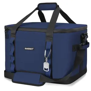 GARDRIT Portable & Durable 60-Can Collapsible Cooler Bag Leakproof Insulated for Camping & Beach