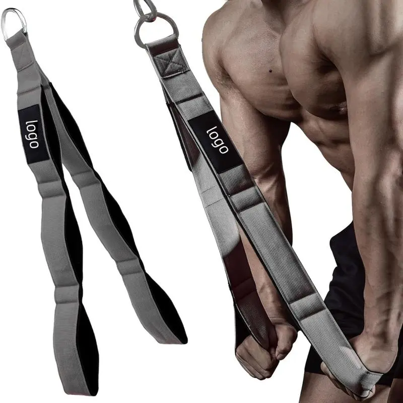 Adjustable 3-Section Cotton Gym Strap with D-Rings & Handles, Full-Body Functional Training for Core, Abs, Glutes & Arms, Resistance Band, Strength Training, Back, Waist, Grip Strengthener, Hand Grip Strengthener, Full-Body Workout