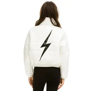 BOLT LUXE APRES PUFFER JACKET - GLOSSY WHITE