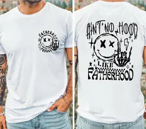 Ain't No Hood Like Fatherhood Shirt, Rock and Roll Dad Shirt, Funny Dad Shirt, Fathers Day Gift, Cool Dad T shirt, Fatherhood Tee Shirt