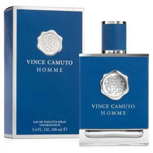 Vince Camuto Homme Eau de Toilette (EDT) - 3.3/3.4 oz Men's Aquatic Fragrance, Mediterranean-Inspired Marine Perfume, Alluring Scent, New in Box, Single Item