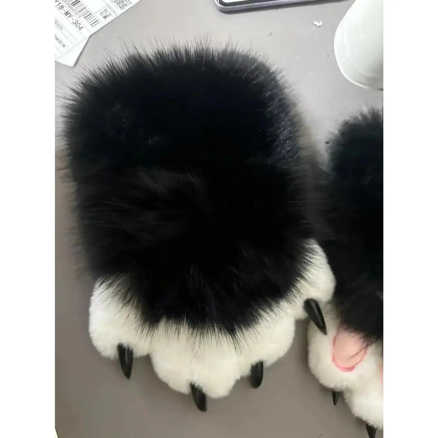 Kig attachment Fursuit Kigurumi Furry Animal Claws Nails Glove Cosplay Costume Wearable Furry Animal Paw Cosplay Props Kid gift