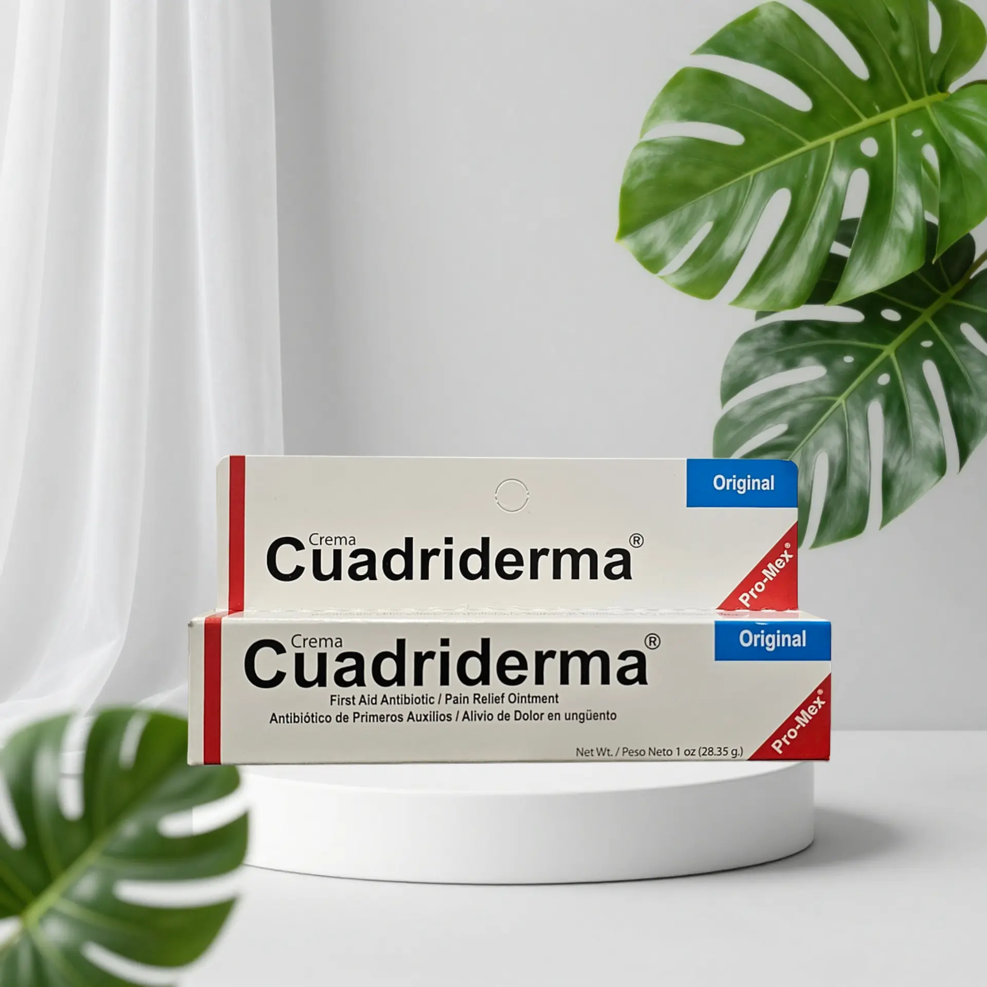 Cuadriderma Therapeutic Cream Ointment - Over-the-Counter Packaged Cut & Wound Ointment, Single Item, Prop 65 Safe, No Excessive Irritants, Pain Relief for Adults & Children Older Than 2, >2 Years