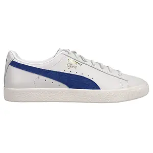 PUMA Mens Clyde Soho Nyc Lace Up Sneakers Shoes Casual - White