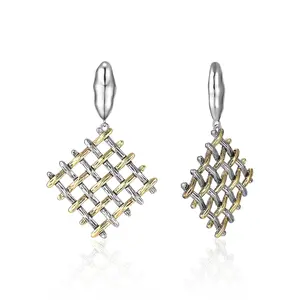 Aprilery Infinity Gemstone Dangle Earrings for Women | Endless Knot Statement Drop Earrings, Trendy Costume Jewelry Gift