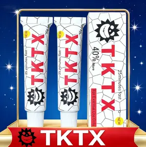 TK-TX 40% More Tattoo Numbing Cream - Fast-Acting Topical Anesthetic For Tattoos,Piercing, Waxing &Lip Tattoo Permanent Cosmetic - 10g