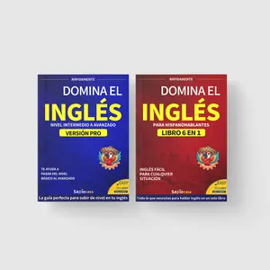 Master English Combo: Book 1 with Pronunciation and Basic Phrases + Book 2 with Advanced Grammar and Professional Conversations  | QR Code Audio + Translation + Exercises | The most comprehensive system for mastering real English Mother's Day gift!