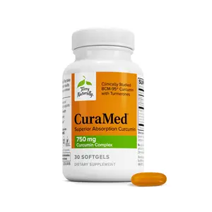 Terry Naturally CuraMed 750 mg 30ct Softgels High Absorption Curcumin for Joint Support Immune Support Antioxidant Support Non GMO