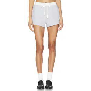 Rag & Bone Vintage Terry Mix Media Sweatshort in Heather Grey