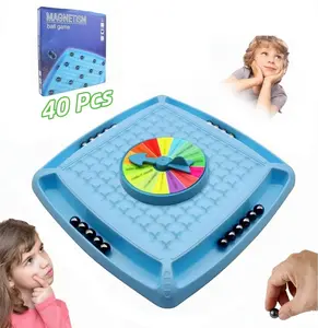 Ball Game Mental Interesting Thinking Interaction Puzzle Magnetism Educational  Toy for Family Play Fun Induction Battle Interactive Board Toy - 2-4 PlayerEducational Thunder Chess Toy for Thinking Ability Training