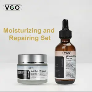 VGO Spring Glow Up SnailMucin 92% Moisturizer Daily Face Gel Cream for Dry & Sensitive Skin,50g/1.760z Cleanser Moisturizing Skincare MoistureGentle-A