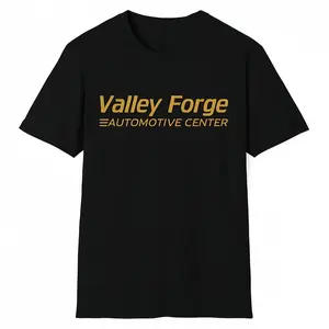 Valley Forge Automotive Center T-Shirt – Unisex Softstyle Tee for Car Enthusiasts