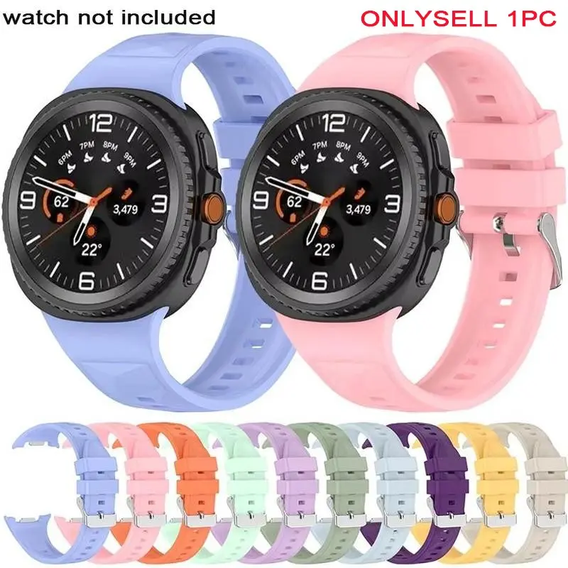 Silicone Band for Samsung Galaxy Watch 8 Classic/40 44mm, Smart Band for Galaxy Watch 40/44mm Watch 8 Classic Accessories Strap, Watch Straps, Smartwatch Strap, Smartwatch Compatible Bands, Smartwatch Replacement Straps