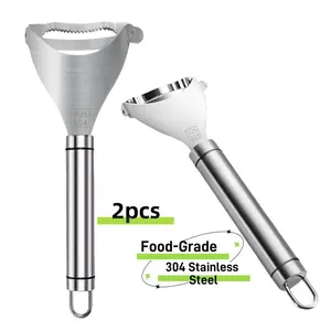 2 Counts Corn Peeler Stainless Steel Corn Stripper Tool for Efficient Corn Kernel Removal Food Grade 304 Stainless Steel