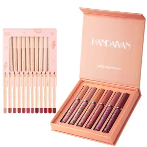 Long-lasting Matte Lipstick (6pcs/set), Waterproof Matte Lip Balm, Easy Coloring Lip Sticks, Suitable for All Occasions Lip Makeup, Girls and Women Makeup Accessories, Gift, Cosmetic